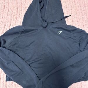 Gymshark Purple Cropped Hoodie